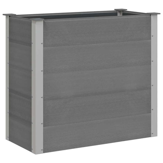 43604 vidaXL Garden Raised Bed WPC 100x50x91 cm Grey