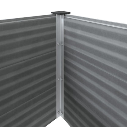 43604 vidaXL Garden Raised Bed WPC 100x50x91 cm Grey