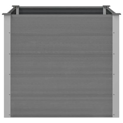 vidaXL Garden Raised Bed WPC 100x100x91 cm Grey