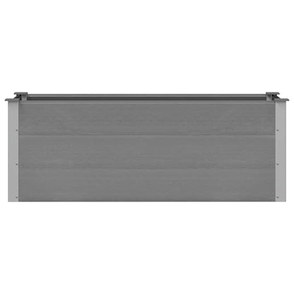 vidaXL Garden Raised Bed WPC 150x50x54 cm Grey