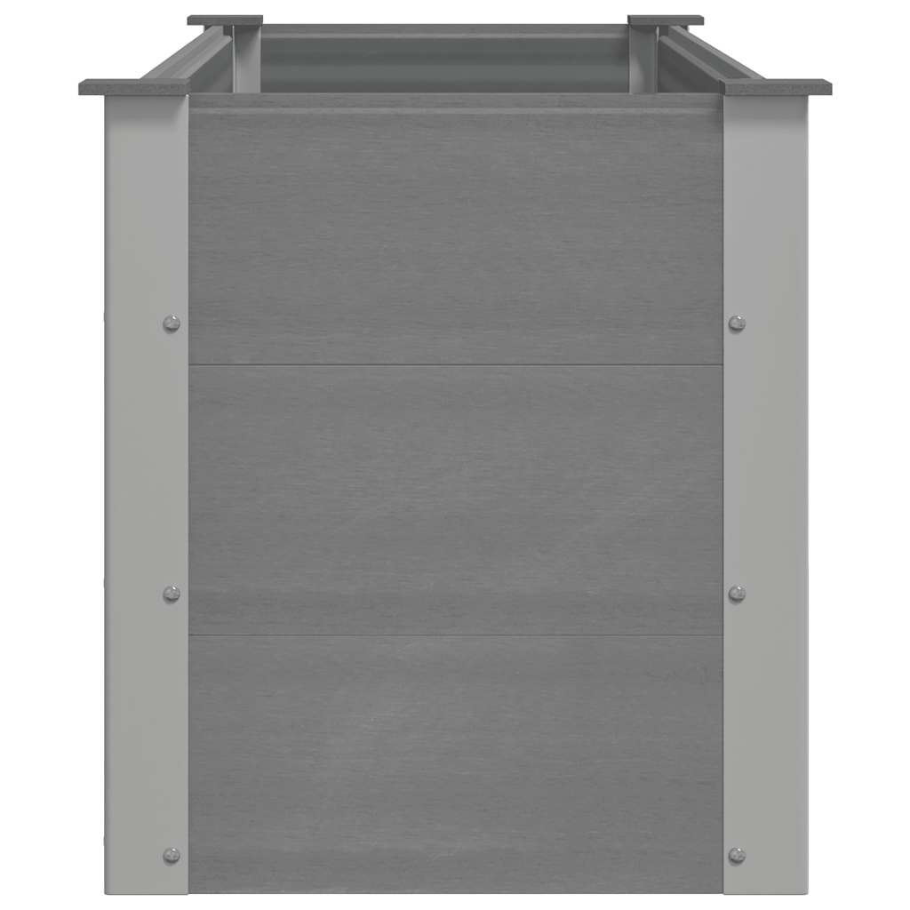 vidaXL Garden Raised Bed WPC 150x50x54 cm Grey