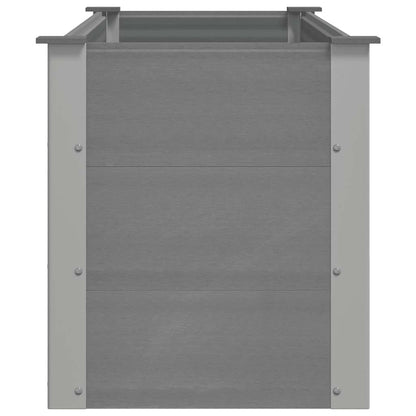 vidaXL Garden Raised Bed WPC 150x50x54 cm Grey