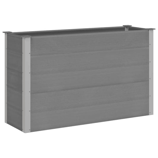 43608 vidaXL Garden Raised Bed WPC 150x50x91 cm Grey