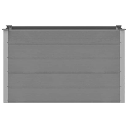 43608 vidaXL Garden Raised Bed WPC 150x50x91 cm Grey