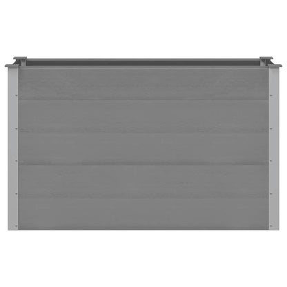 vidaXL Garden Raised Bed | Grey | Wood-plastic composite | 150x50x91 cm