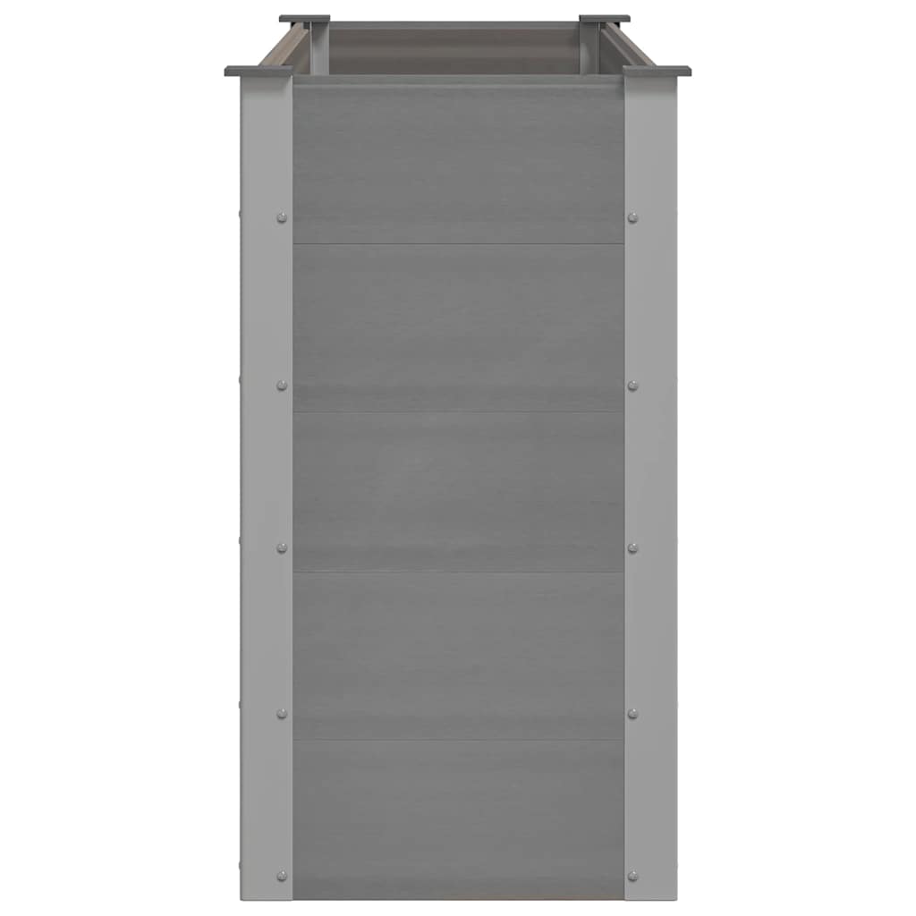 43608 vidaXL Garden Raised Bed WPC 150x50x91 cm Grey
