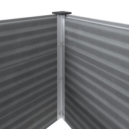 43608 vidaXL Garden Raised Bed WPC 150x50x91 cm Grey