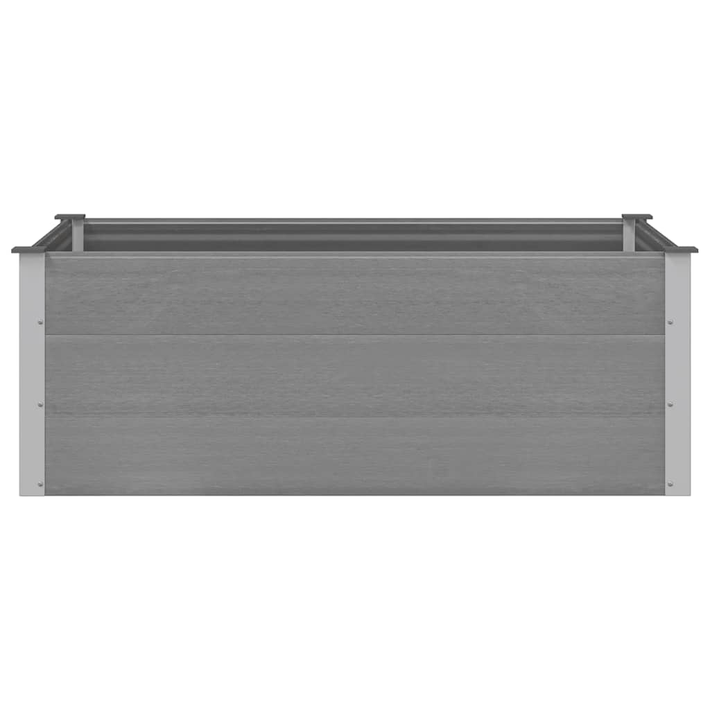 vidaXL Garden Raised Bed WPC 150x100x54 cm Grey