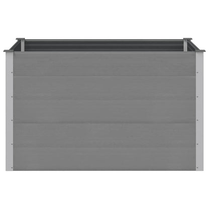 vidaXL Garden Raised Bed WPC 150x100x91 cm Grey