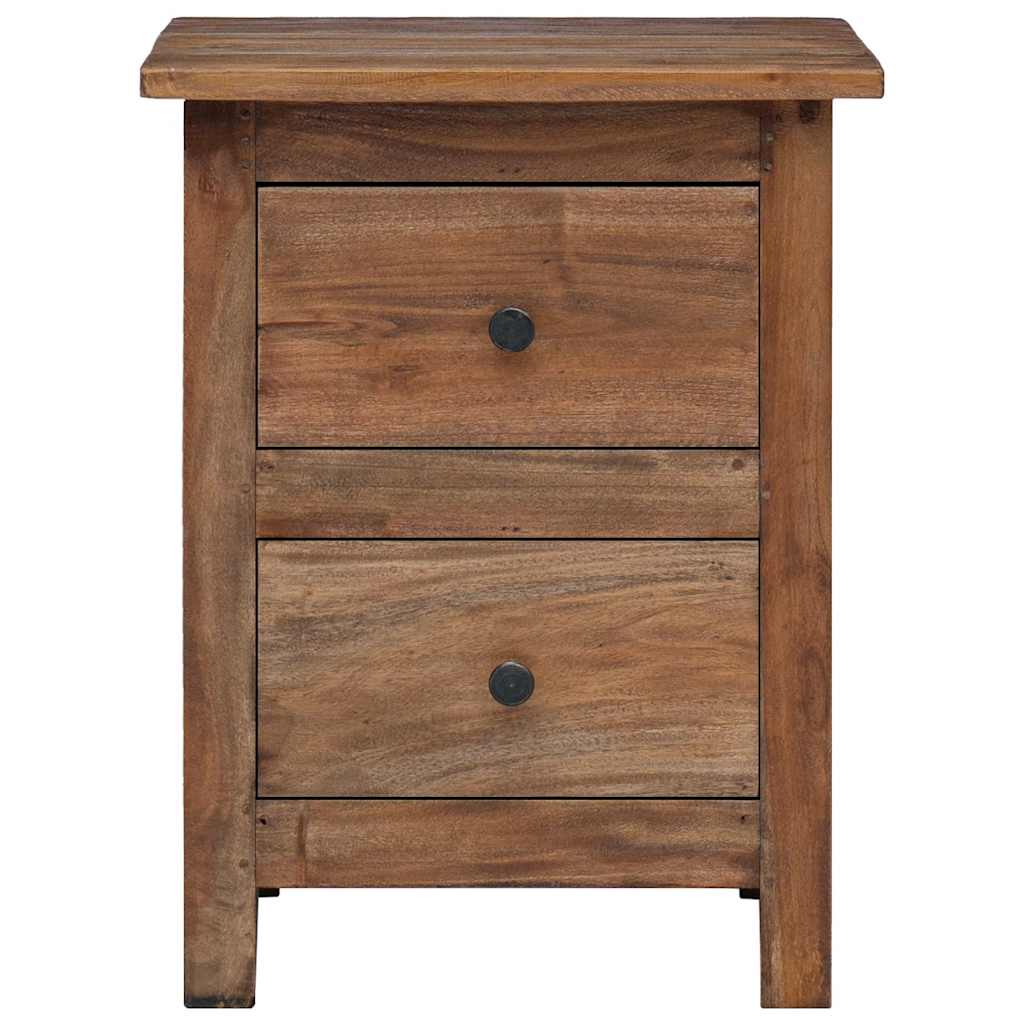vidaXL Nightstand Solid Mahogany Wood 40x30x51 cm