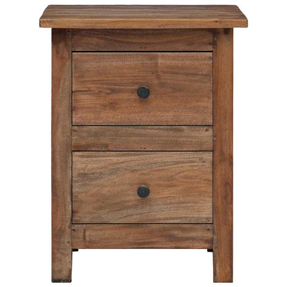 vidaXL Nightstand Solid Mahogany Wood 40x30x51 cm