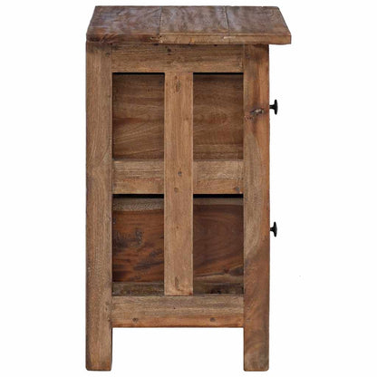 vidaXL Nightstand Solid Mahogany Wood 40x30x51 cm