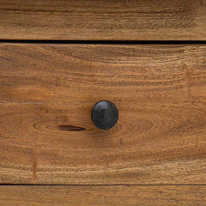 vidaXL Sideboard Solid Mahogany Wood 100x30x50 cm