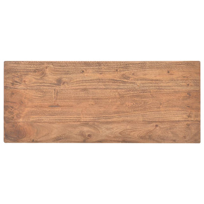 vidaXL Console Table Solid Mahogany Wood 69x28x70 cm