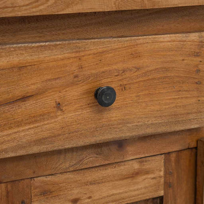 vidaXL Sideboard Solid Mahogany Wood 75x30x65 cm