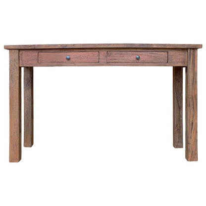 vidaXL Console Table Solid Mahogany Wood 123x42x75 cm