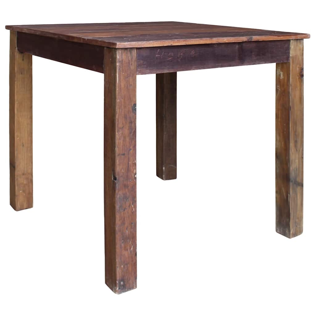 vidaXL Dining Table Mixed Recycled Wood 82x80x76 cm