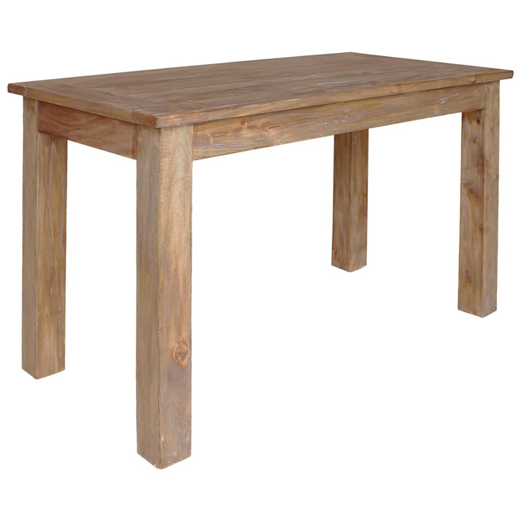 vidaXL Dining Table Solid Mahogany Wood 120x60x77 cm