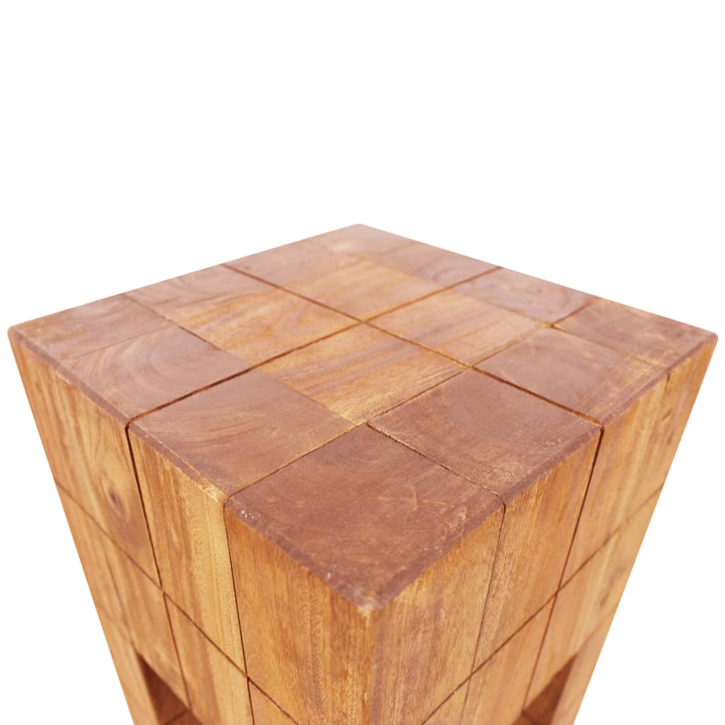 vidaXL Stool Solid Mahogany Wood