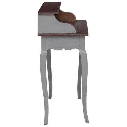 vidaXL Writing Desk Solid Mahogany Wood 80x40x92 cm