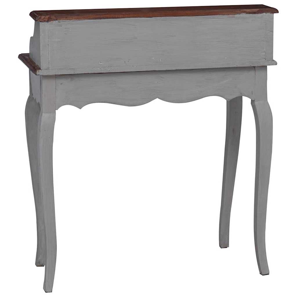 vidaXL Writing Desk Solid Mahogany Wood 80x40x92 cm
