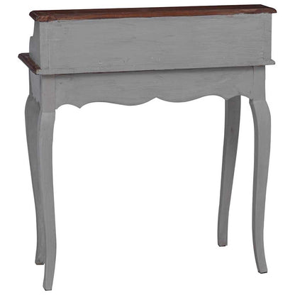vidaXL Writing Desk Solid Mahogany Wood 80x40x92 cm