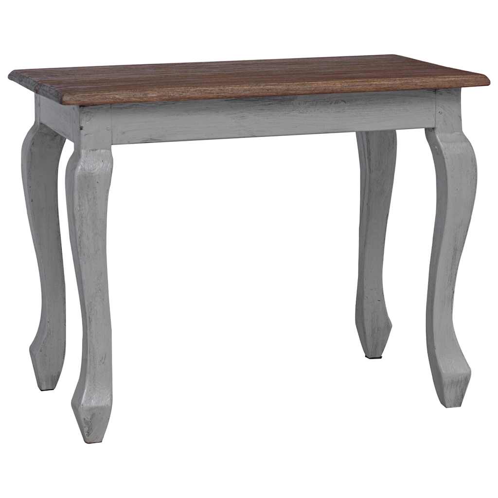 vidaXL Nesting Table Set 3 Pieces Solid Mahogany Wood