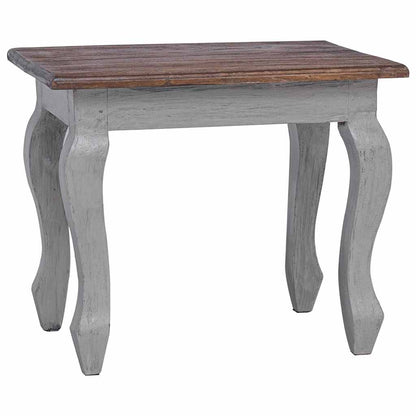 vidaXL Nesting Table Set 3 Pieces Solid Mahogany Wood