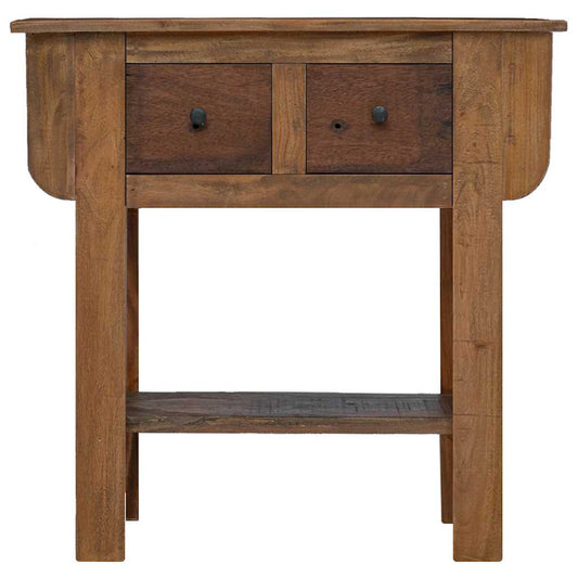 244509 vidaXL Console Table Mixed Recycled Wood 80x35x80 cm