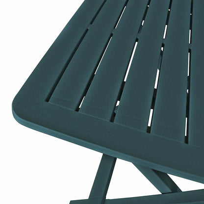 43582 vidaXL 3 Piece Folding Bistro Set Plastic Green