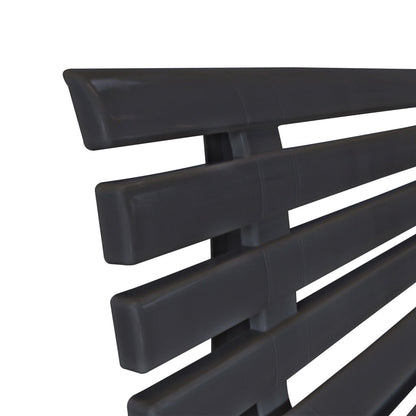 vidaXL Garden Bench | Anthracite | Plastic | Medium | Durable | Garden Bench