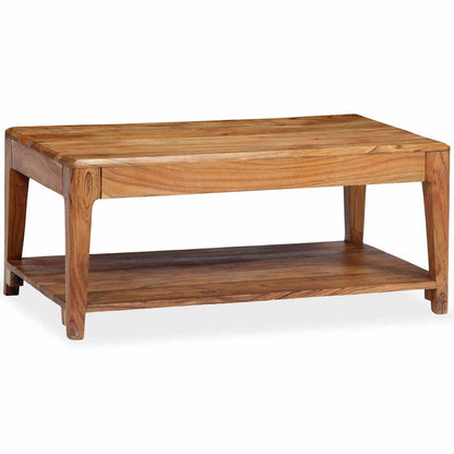 244956 vidaXL Coffee Table Solid Wood 88x50x38 cm