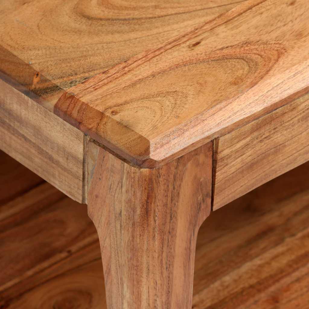 244956 vidaXL Coffee Table Solid Wood 88x50x38 cm
