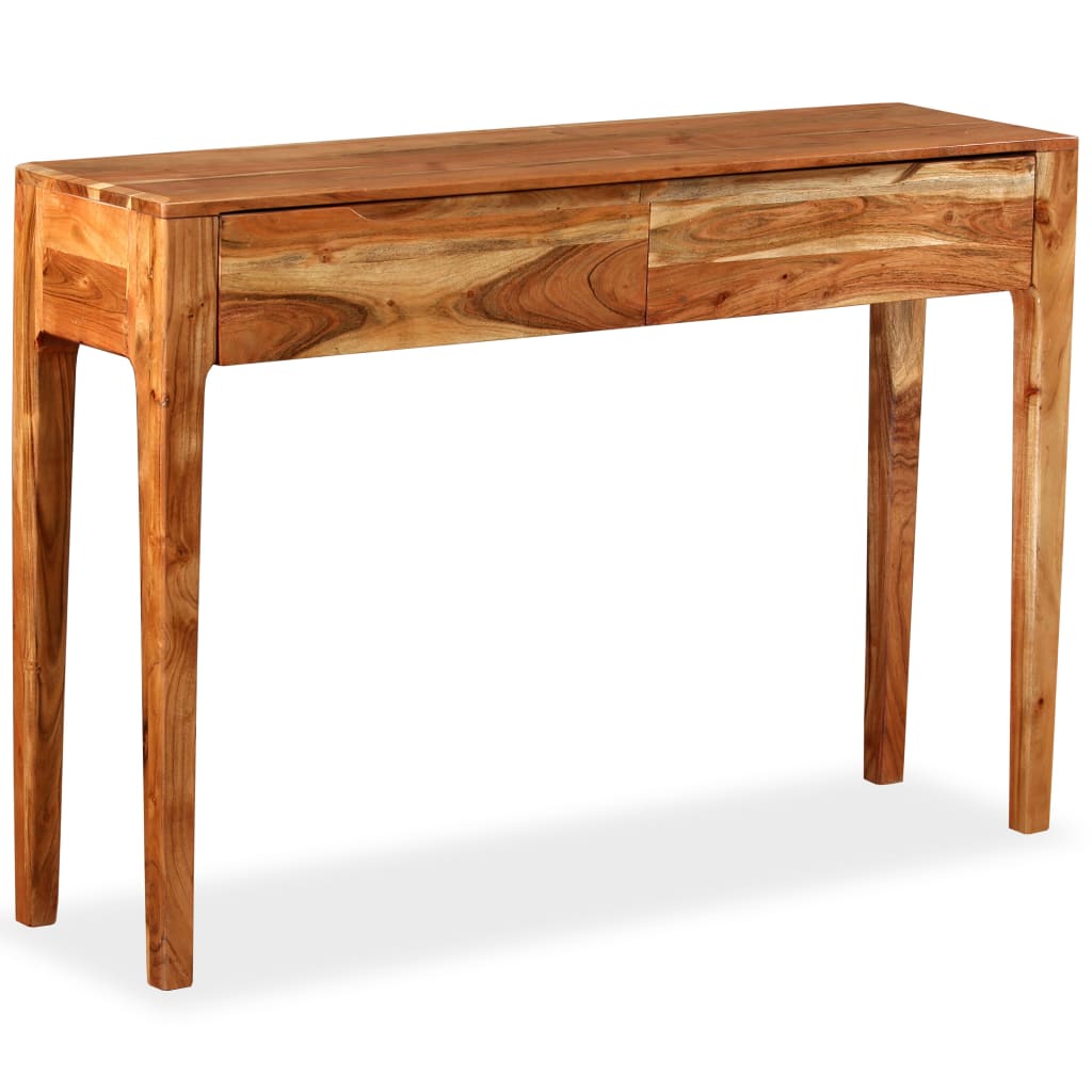 244957 vidaXL Console Table Solid Wood 118x30x80 cm