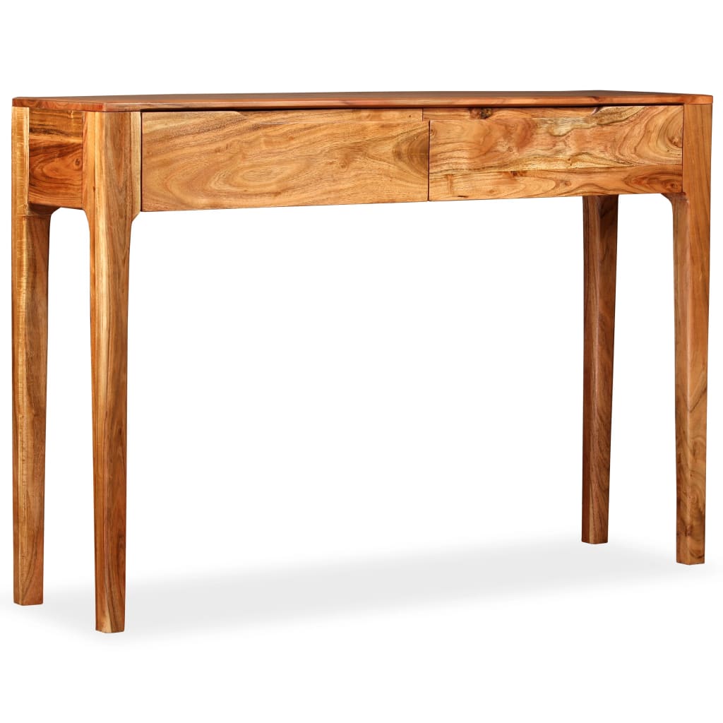 244957 vidaXL Console Table Solid Wood 118x30x80 cm