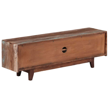 244960 vidaXL TV Cabinet Solid Acacia Wood Vintage 118x30x40 cm