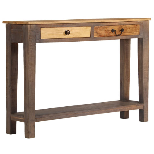 vidaXL Console Table | Multicolour | Solid wood | 118x30x80 cm | Console Table