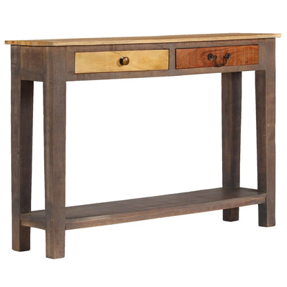 vidaXL Console Table | Multicolour | Solid wood | 118x30x80 cm | Console Table