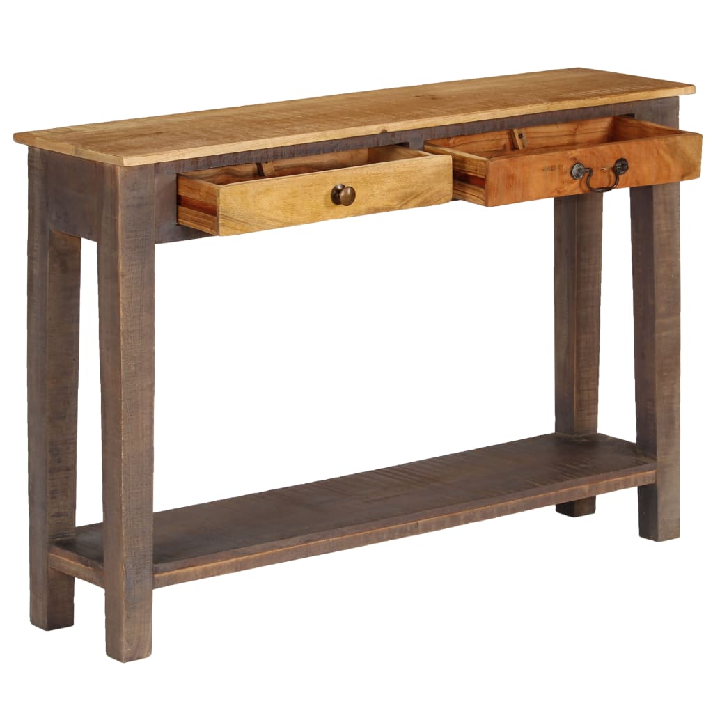 vidaXL Console Table | Multicolour | Solid wood | 118x30x80 cm | Console Table