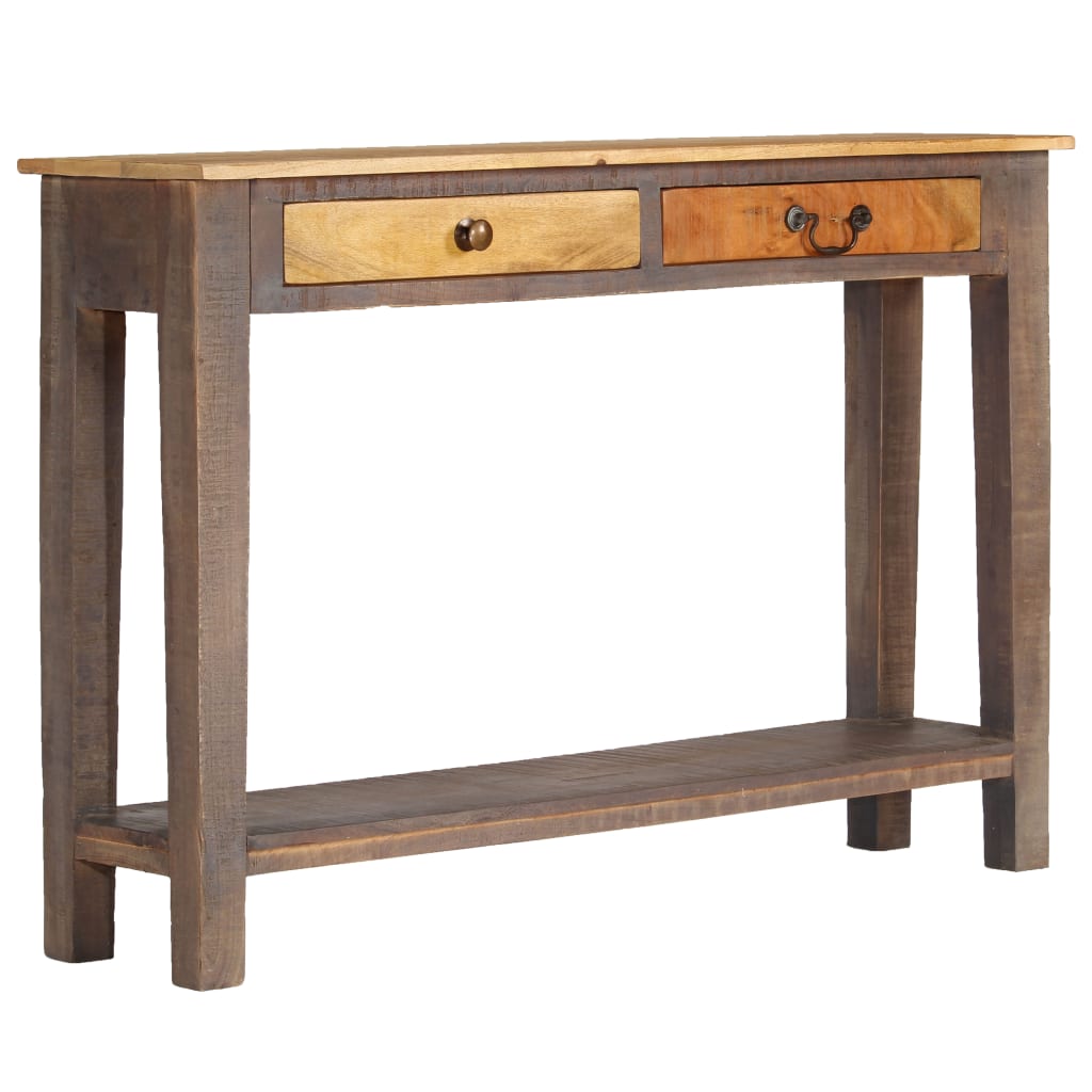 vidaXL Console Table | Multicolour | Solid wood | 118x30x80 cm | Console Table
