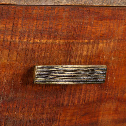 244967 vidaXL TV Cabinet Solid Wood Vintage 118x30x40 cm