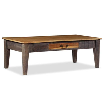 244968 vidaXL Coffee Table Solid Wood Vintage 118x60x40 cm