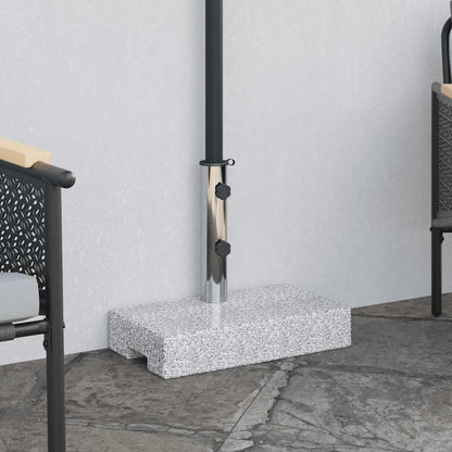 43725 vidaXL Parasol Base Granite Rectangular 25 kg