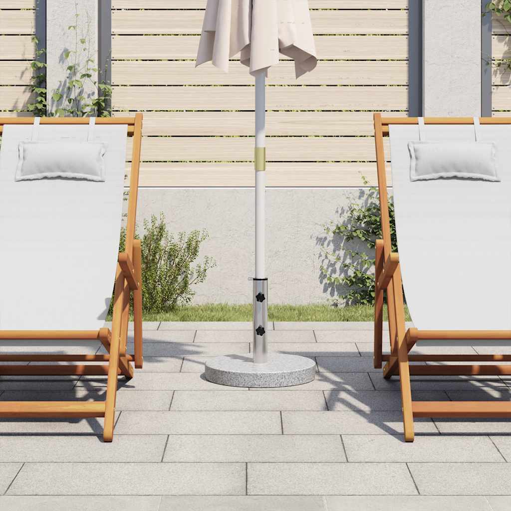 vidaXL Parasol Base Granite Round 20 kg