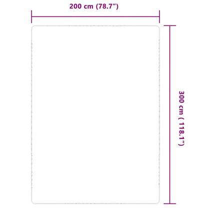 vidaXL Area Rug Jute with Latex Backing 70x130 cm Natural