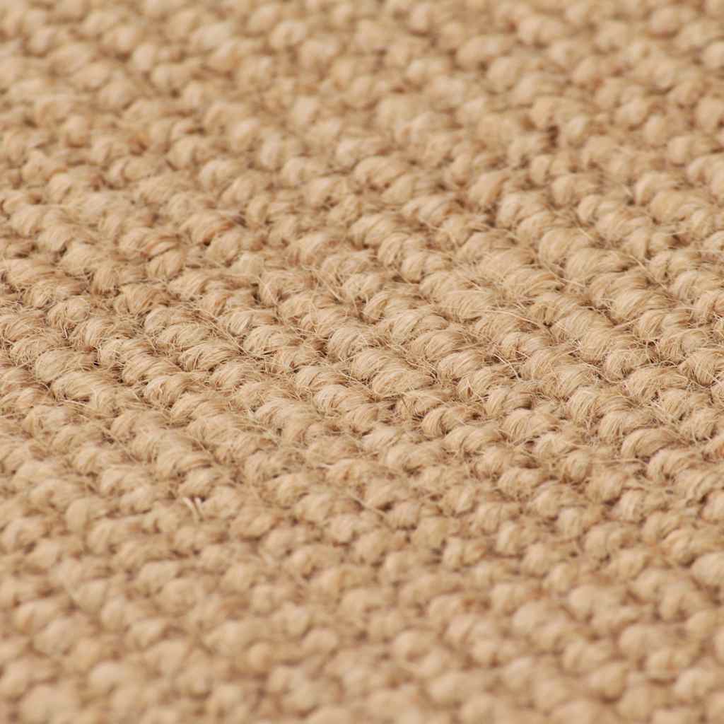 vidaXL Area Rug Jute with Latex Backing 80x160 cm Natural