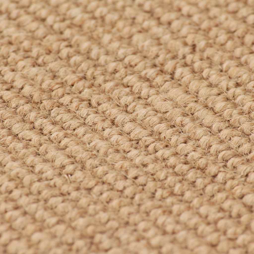 245287 vidaXL Area Rug Jute with Latex Backing 160x230 cm Natural