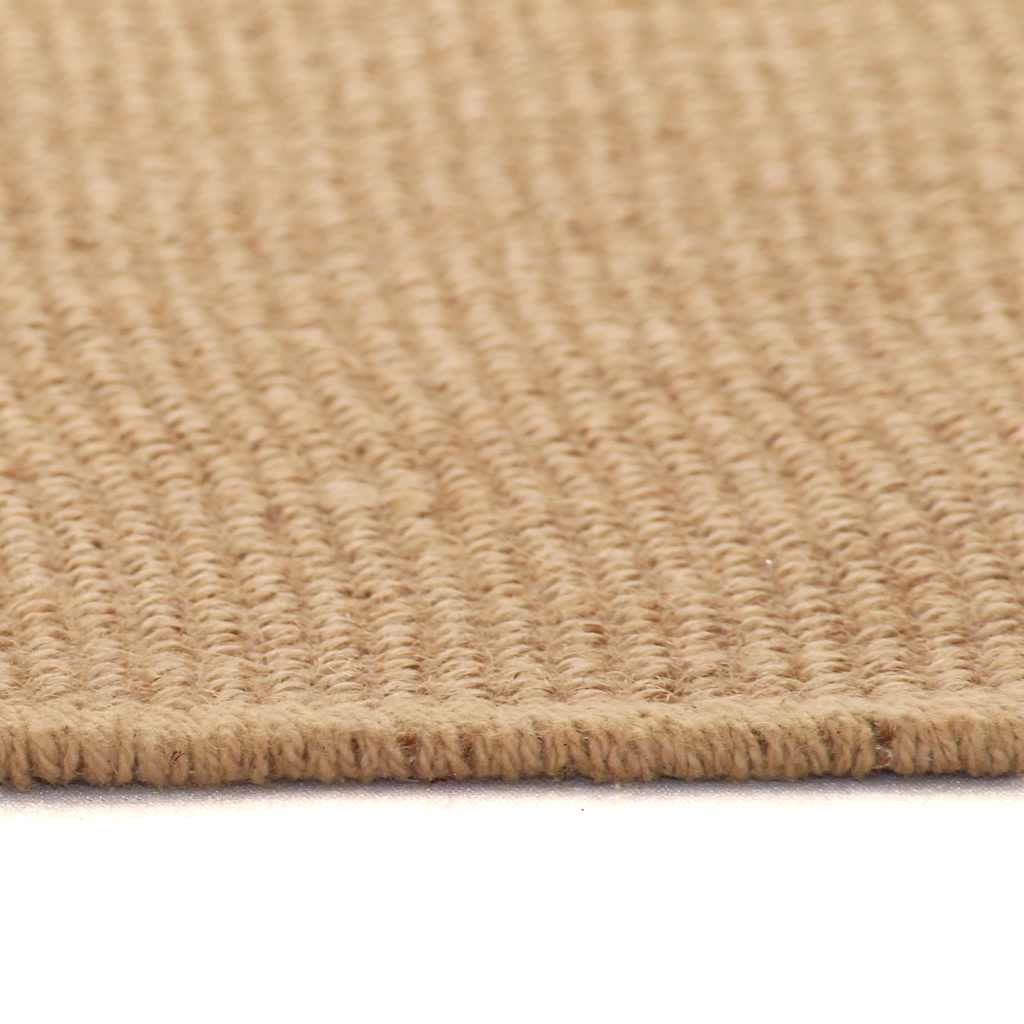 vidaXL Area Rug Jute with Latex Backing 160x230 cm Natural