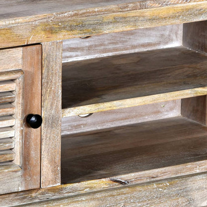 vidaXL TV Cabinet Solid Mango Wood