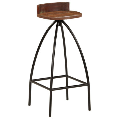 vidaXL Bar Chairs 2 pcs Solid Reclaimed Wood